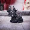 Хэллоуин Кот Лягушка Призрак Животное Смола Искусство Ремесло Милый Настольный Домашний Декор Подарок для Хэллоуина Рождественская Коллекция Дисплей