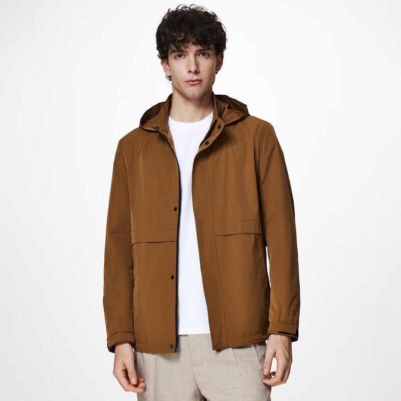 Zhuangji Men's Lightweight Hooded Cardigan Jacket