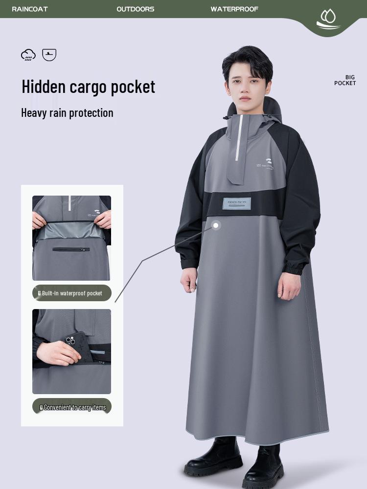 Heavy-Duty Full-Body Electric Scooter Raincoat