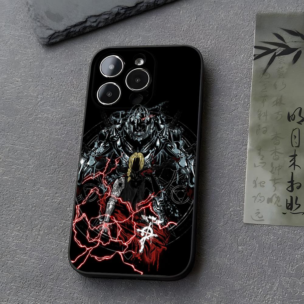 F-FULLMETAL A-ALCHEMIST Чехол для телефона Funda Для iPhone 13 17 16 11 15 Pro Max 14 12 Pro Xs Max Mini Xr X 7 8 6 6s Plus Чехлы