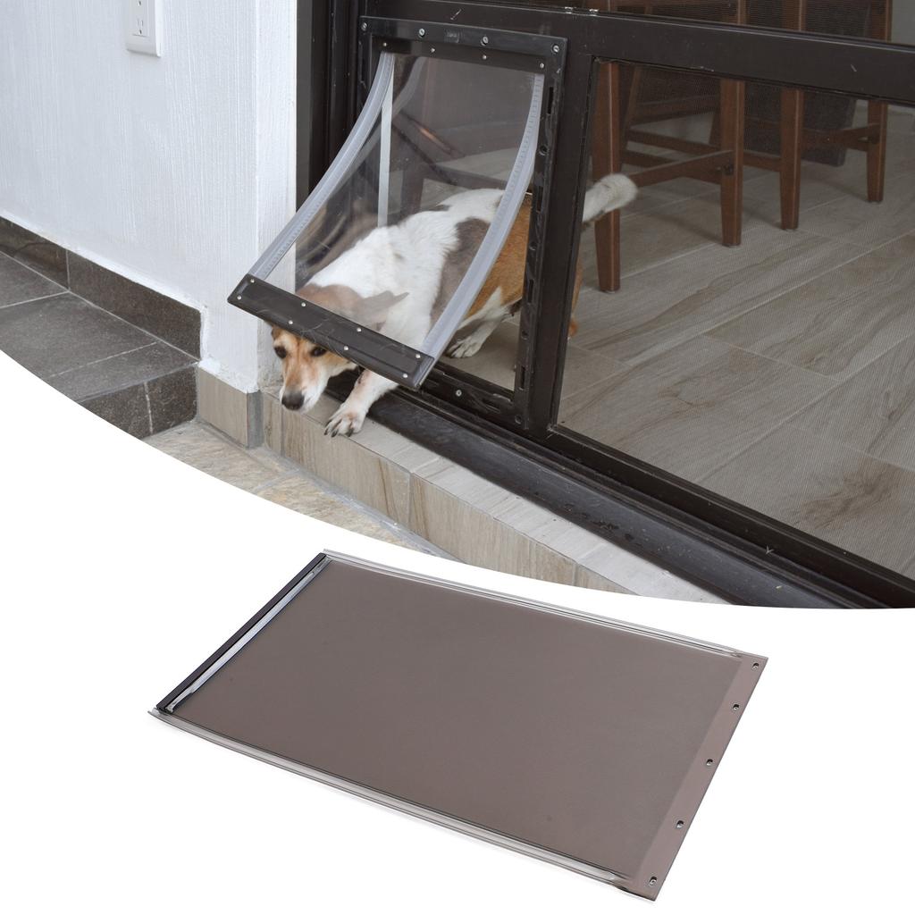 Magnetic Pet Door Strips Thermal Insulation Soft Plastic Clear Doggy Door Replacement Flap Punch