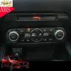 Carbon Fiber Air Conditioner Switch On-Off Cover Trim For Mazda CX-5 2017-