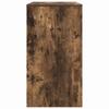 Desk Smoked Oak Engineered Wood 77.5 x 43 x 79 cm