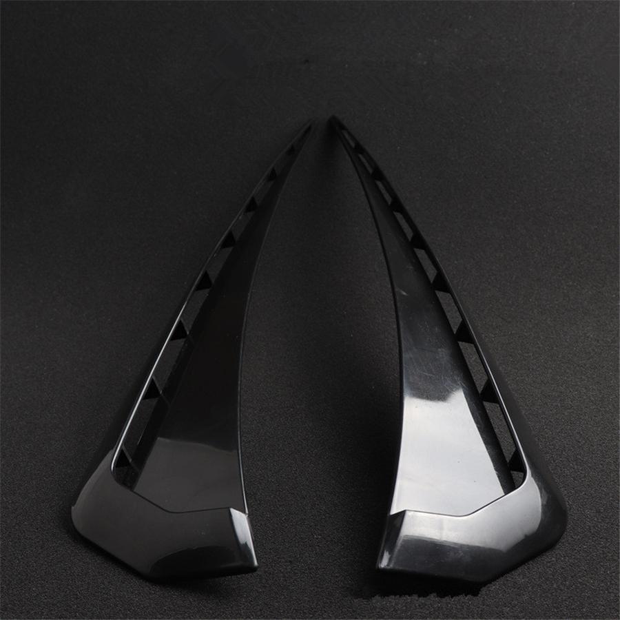 Новые для 2016-2020 Honda Civic 10-го поколения Вентиляционные отверстия передних крыльев Глянцевый черный стиль Type-R