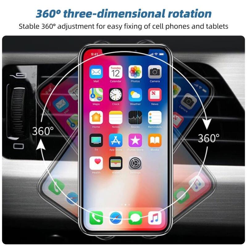 FONKEN Двойной магнитный держатель для телефона для тренажерного зала, кухни, двухсторонний сильный магнитный держатель для телефона, кронштейны для iPhone 14Pro Max Huawei Xiaomi