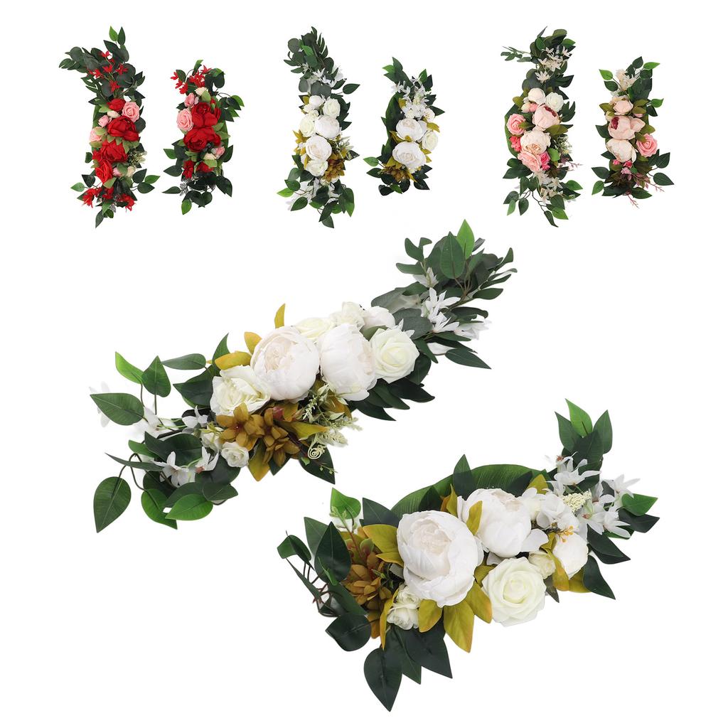 Свадебная арка, драпировка, искусственный цветок, многофункциональные свадебные приветственные знаки, цветочное украшение