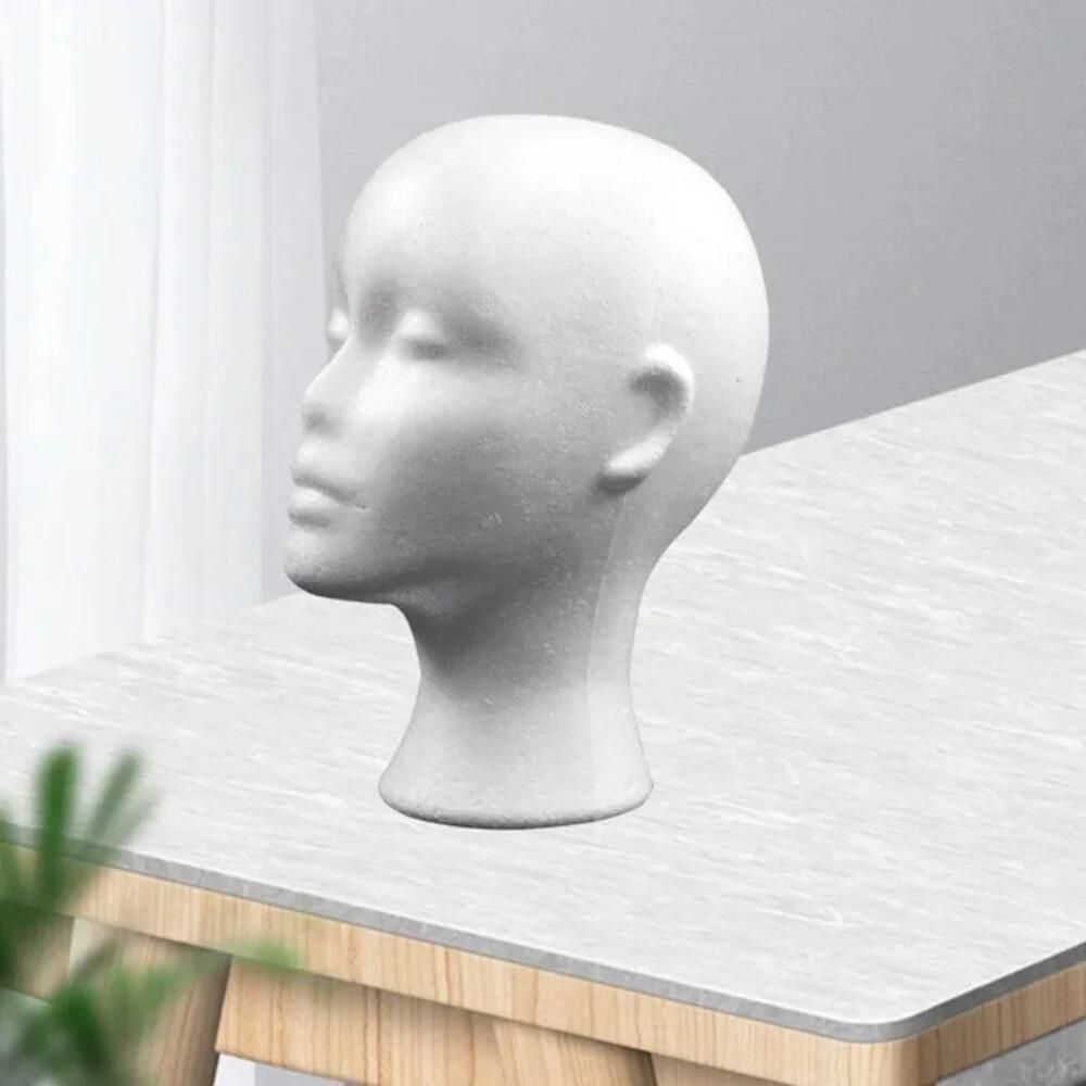 Модель головы манекена из пенопласта, устойчивая подставка для дисплея, стойка для женской головы манекена, реквизит для фотосъемки