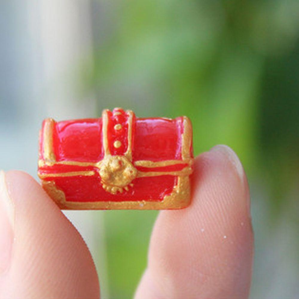 Treasure Chest Box Antique Decoration Fish Tank Craft figurines miniature Aquarium Ornament