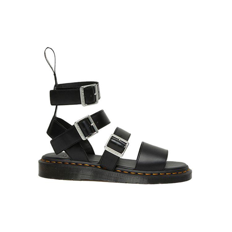 Rick Owens X Dr. Martens Gryphon Strap RO Roman Sandals Women Sandals Black 27031001