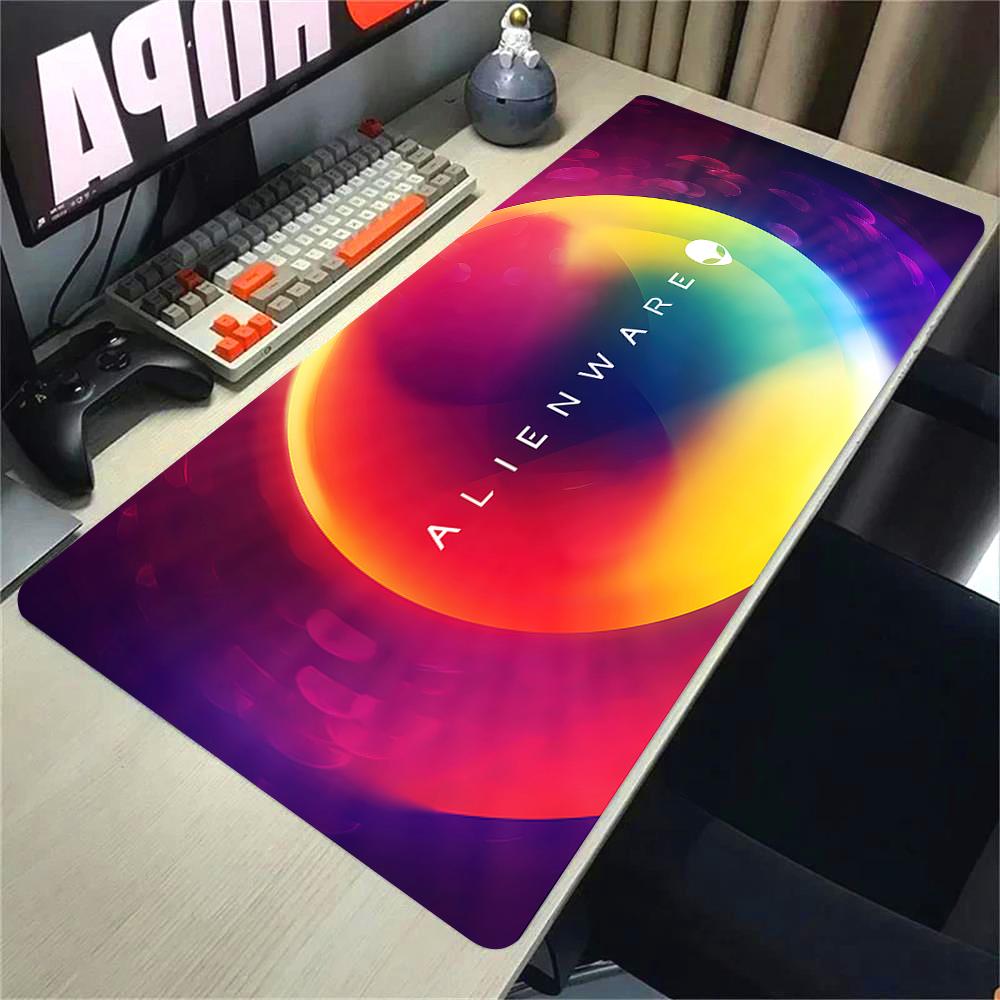 Lauge Alienware Игровой Коврик для Мыши и Клавиатуры 1000X500мм Настольный Коврик для ПК Игрока Офисный Ковер Домашний Противоскользящий Настольный Коврик