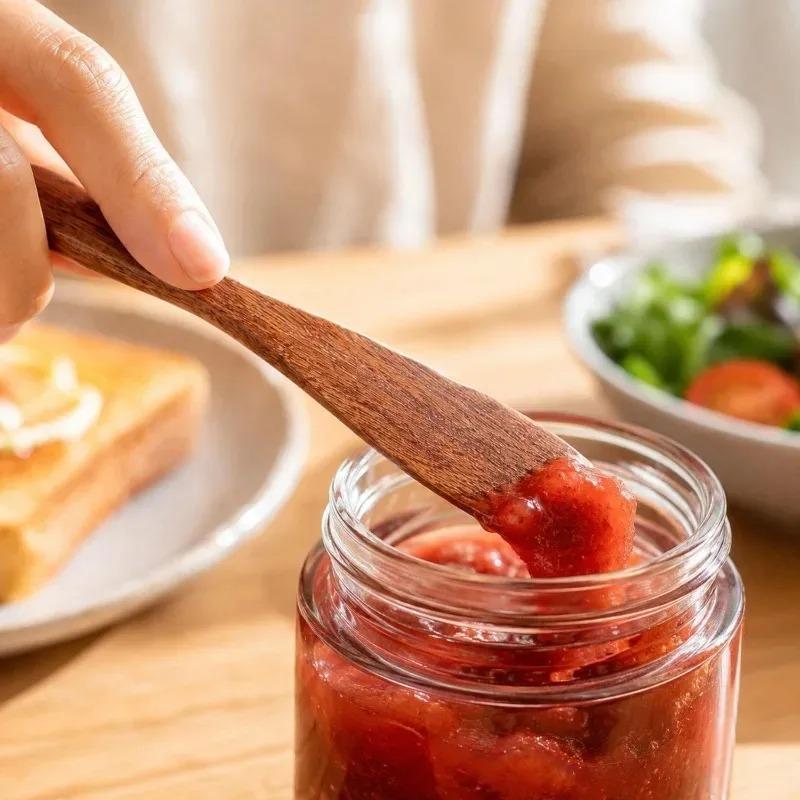 1/10pcs Butter Scraper Cutter Wood Cheese Cutter Multipurpose Bread Jam Chocolate Cream Spreaders Wipe Portable Kitchen Gadget 6
