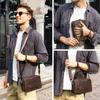 Genuine Leather Men Mini Shoulder Bags Casual Crossbody Bags Clutch Small Handbag Vintage Male Messenger Bag