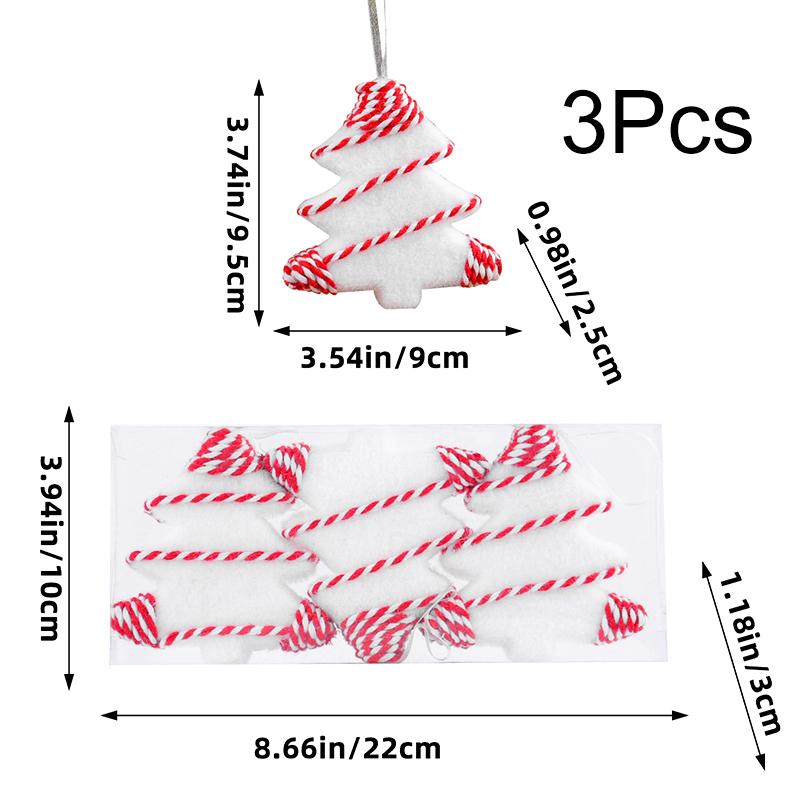3pcs Christmas Ball Xmas Tree Hanging Ornaments Foam Ball Pendant Christmas Decorations Party Navidad New Year Home Decor
