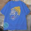 Футболка с татуировкой гориллы с четырьмя глазами Old School Tattoo Streetwear Летний мужской спортивный костюм Harajuku Пуловеры Футболки с коротким рукавом