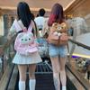 Rilakkuma Cute Dot Pattern Student Backpack With Spacious Main Compartment