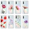 Мягкий силиконовый чехол для телефона Xiaomi Mi A3 9 SE, розовый, красный, с цветочным принтом, эстетичным листом, для Xiaomi Mi 8 9T PRO
