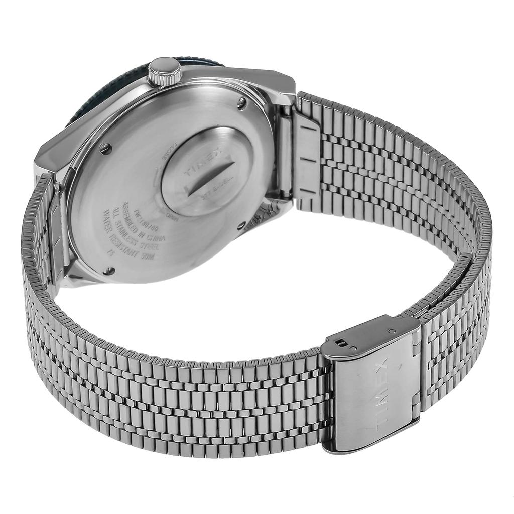 TIMEX Men's Q Watch, Blue and Red, TW2T80700 [Parallel Import]