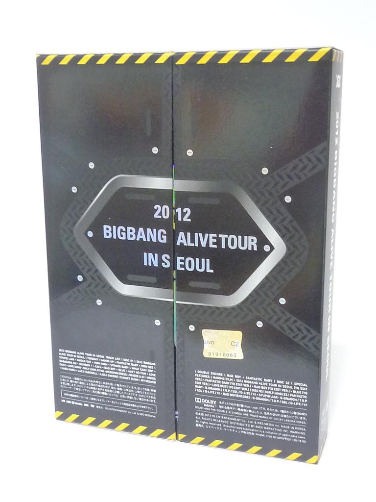 2012 BIGBANG ALIVE TOUR В СЕУЛЕ (Набор из 3 DVD) Ограниченное издание первой прессы