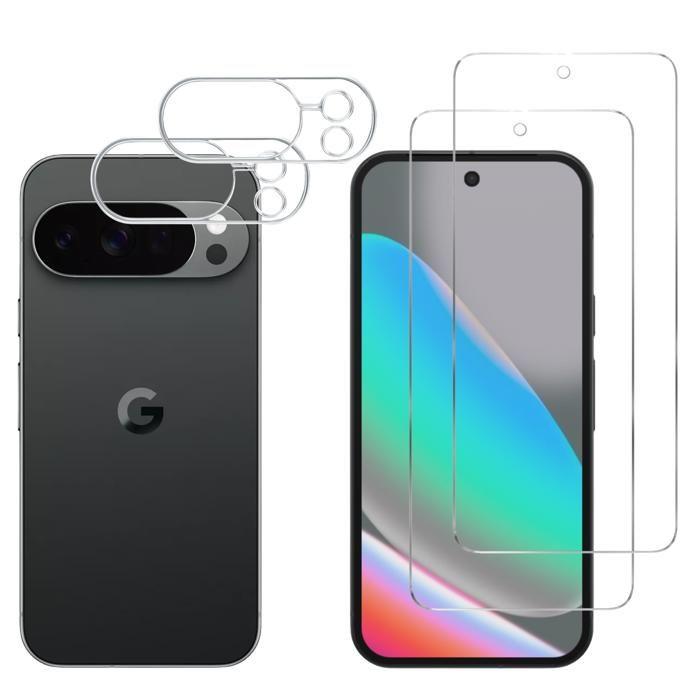 Tempered Glass for Google Pixel 10 Pro and Camera Protection [2-Pack] Phonillico® Protective Glass Film
