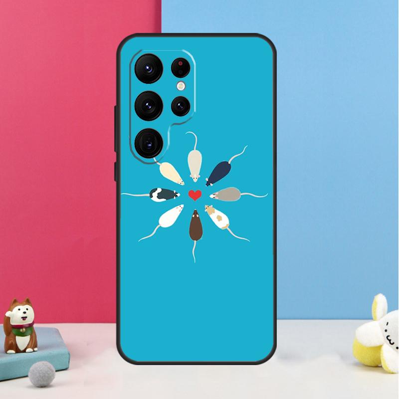 Чехол-мышь-крыса для Samsung Galaxy S26 S25 S24 S20 S21 S22 S23 Ultra S10 Plus S25 FE Задняя крышка