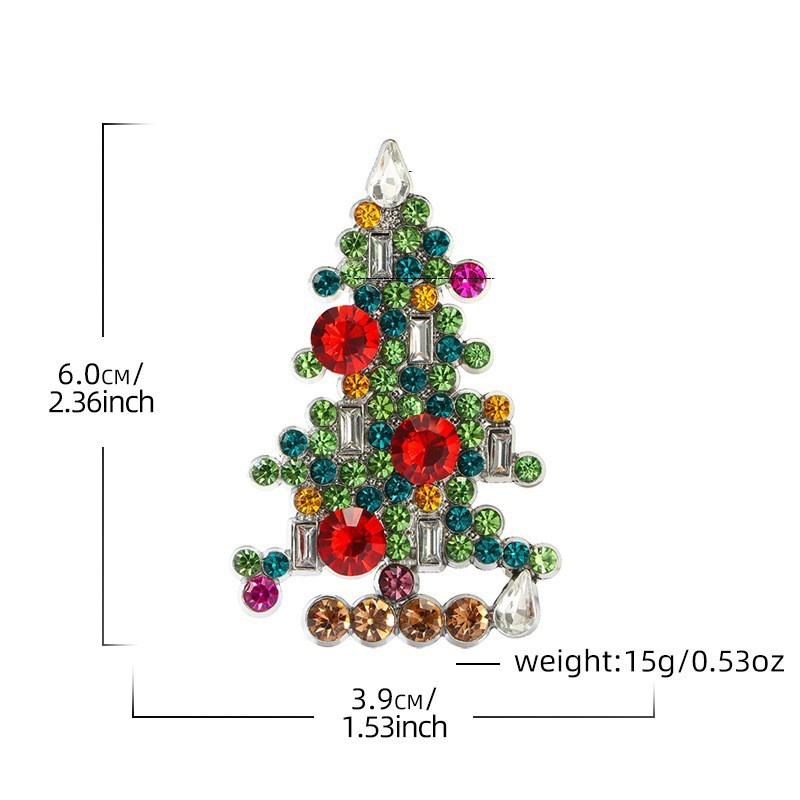 Christmas Series Brooch Snowman Christmas Tree Cat Garland Brooch Holiday Clothing Coat Accessories Women