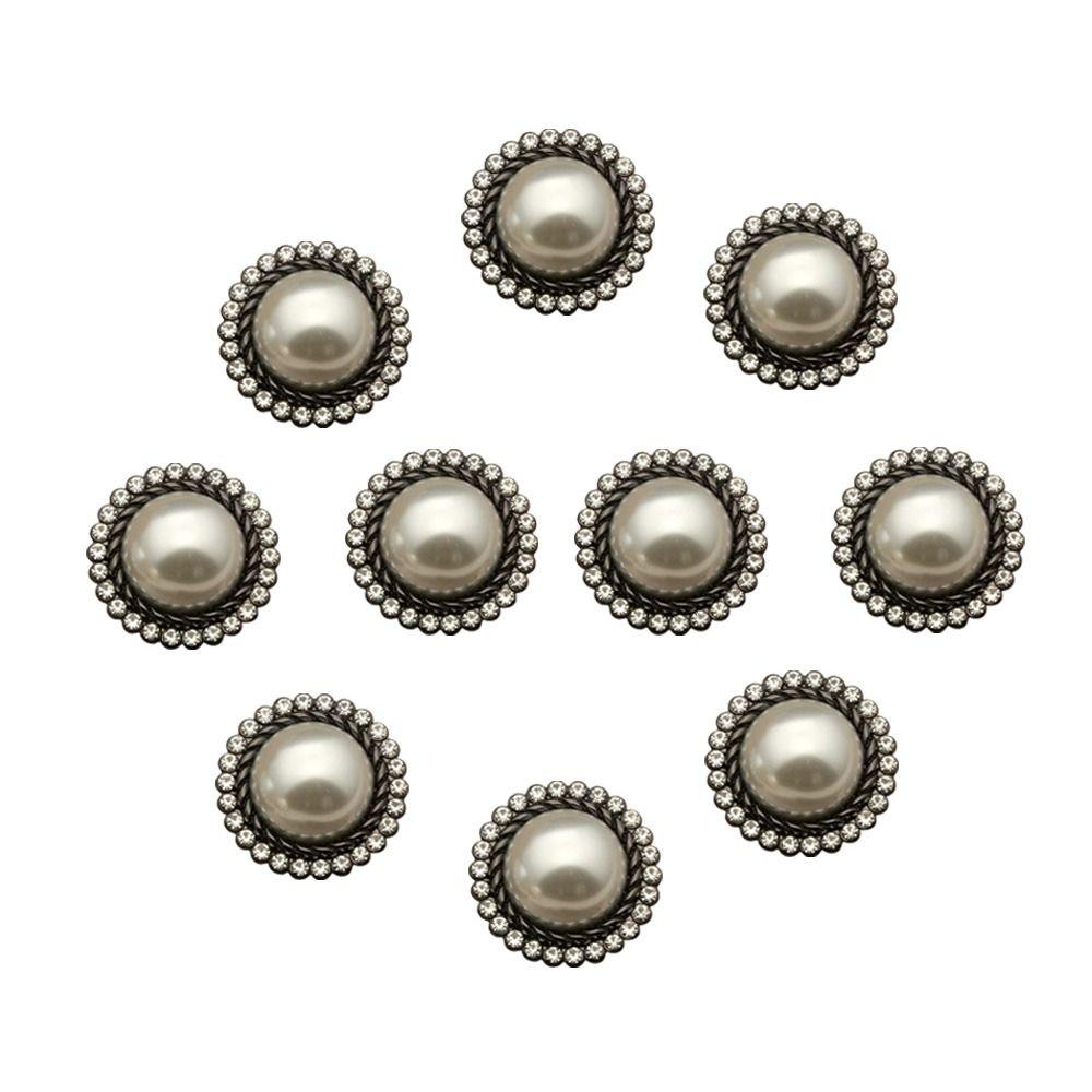 Аксессуары DIY Рукоделие Жемчужные Пуговицы для Одежды Швейные Принадлежности Блестящие Пуговицы для Рубашки со Стразами