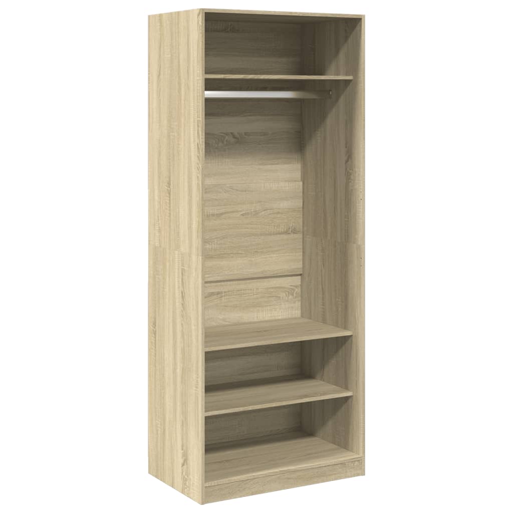 Wardrobe Sonoma Oak 80 x 50 x 200 cm Particleboard