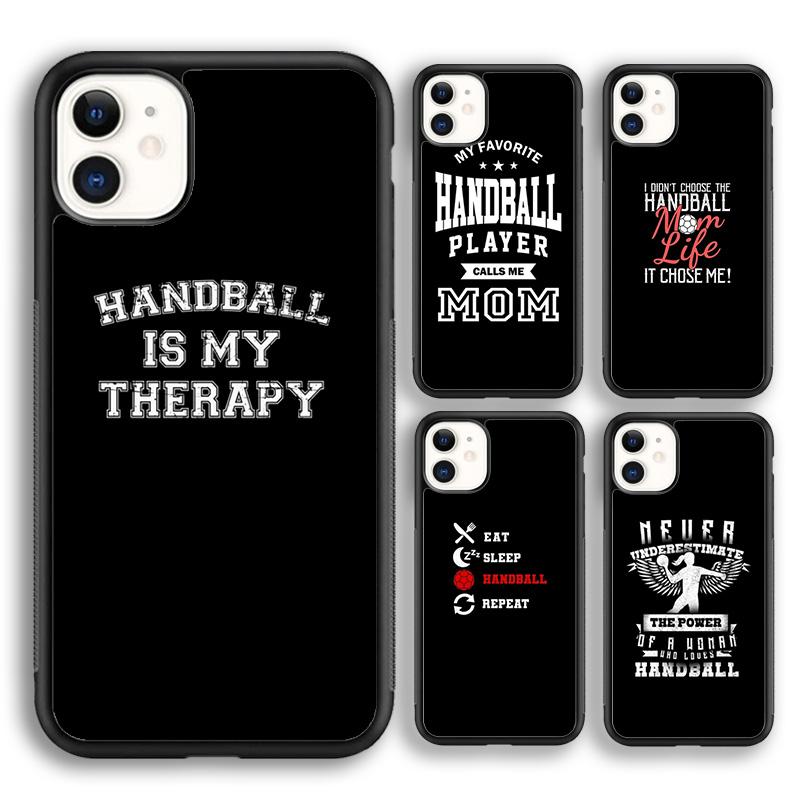 Чехол для телефона Krajews Handball Mom Player Handballer Mother для iPhone 14 6s 7 8 plus X XR XS 11 12 13 pro max Samsung S21 S22ultra