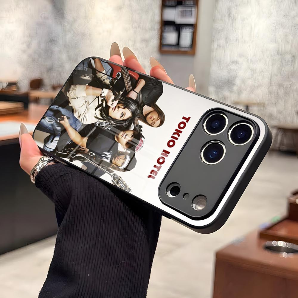 Чехол для телефона с изображением группы T-Tokio Hotel для iPhone 17 Pro Max 15 Pro 16 14 Plus 12 13 Mini 11 Pro Ударопрочная стеклянная крышка