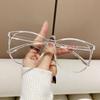 4 PCS Anti Blue Light Blocking Glasses Clear Anti Radiation Glasses Replaceable Lens for Women/Men