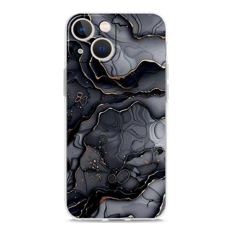 Чехол для телефона iPhone 17 Чехлы iPhone Air 16 15 12 13 14 Pro Max 7 8 Plus 16Pro iPhone11 Мягкий чехол Акварельный мрамор