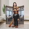Udin Din Din Dun Udindindindun Halloween Italian Brainrot Meme Blanket Warm Throw Blanket for Adults Winter Home Living Room Bed