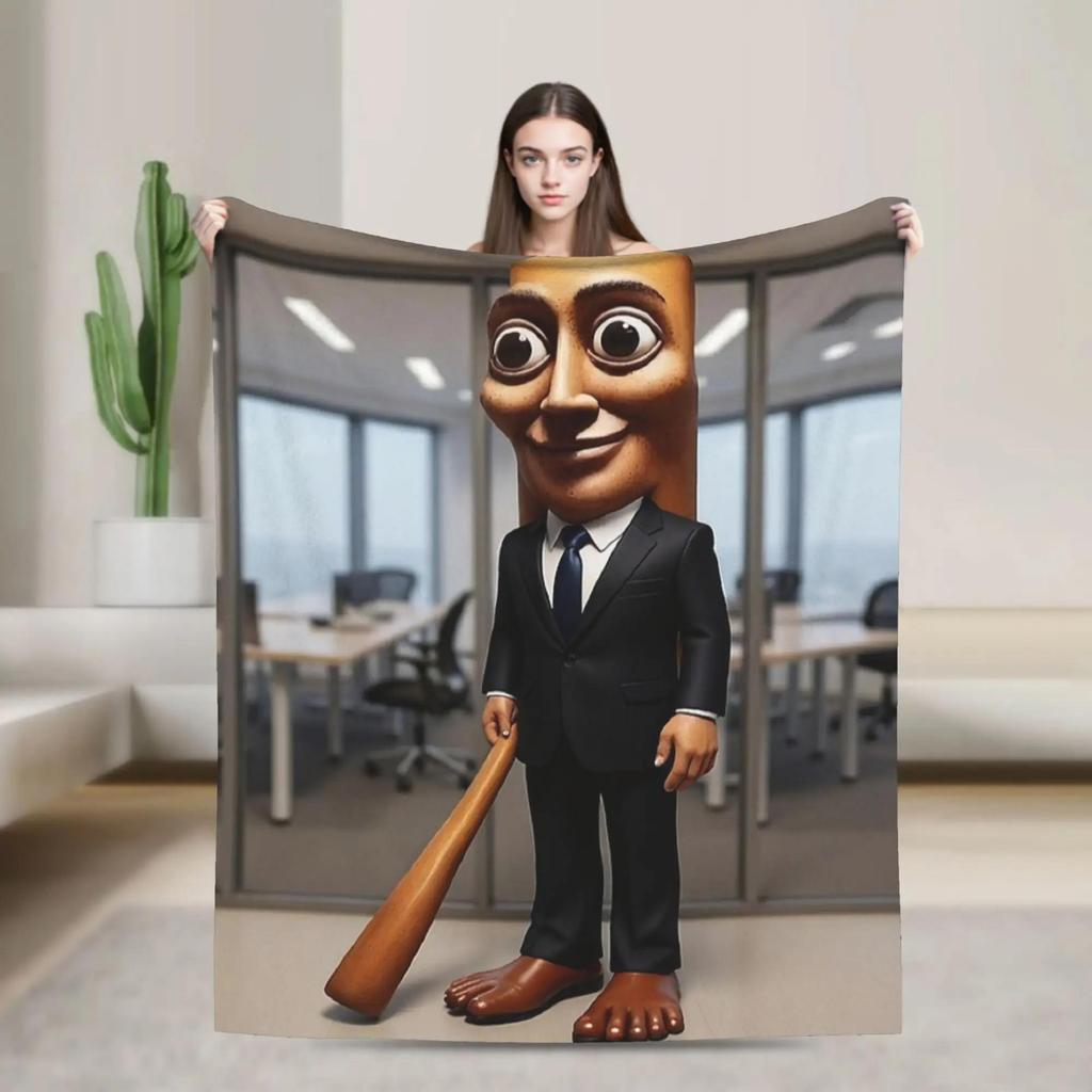 Udin Din Din Dun Udindindindun Halloween Italian Brainrot Meme Blanket Warm Throw Blanket for Adults Winter Home Living Room Bed