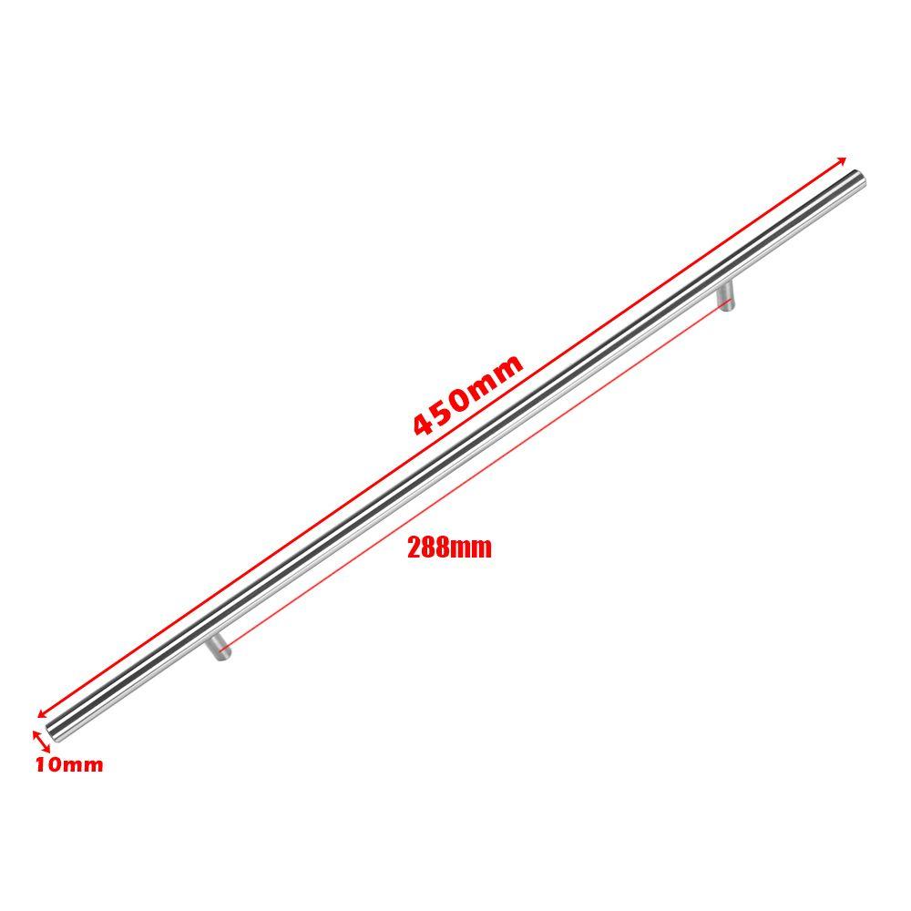 Component Cabinet Handles Hardware Door Knobs Stainless Steel  Knobs Wardrobe Pulls T-Bar Handle