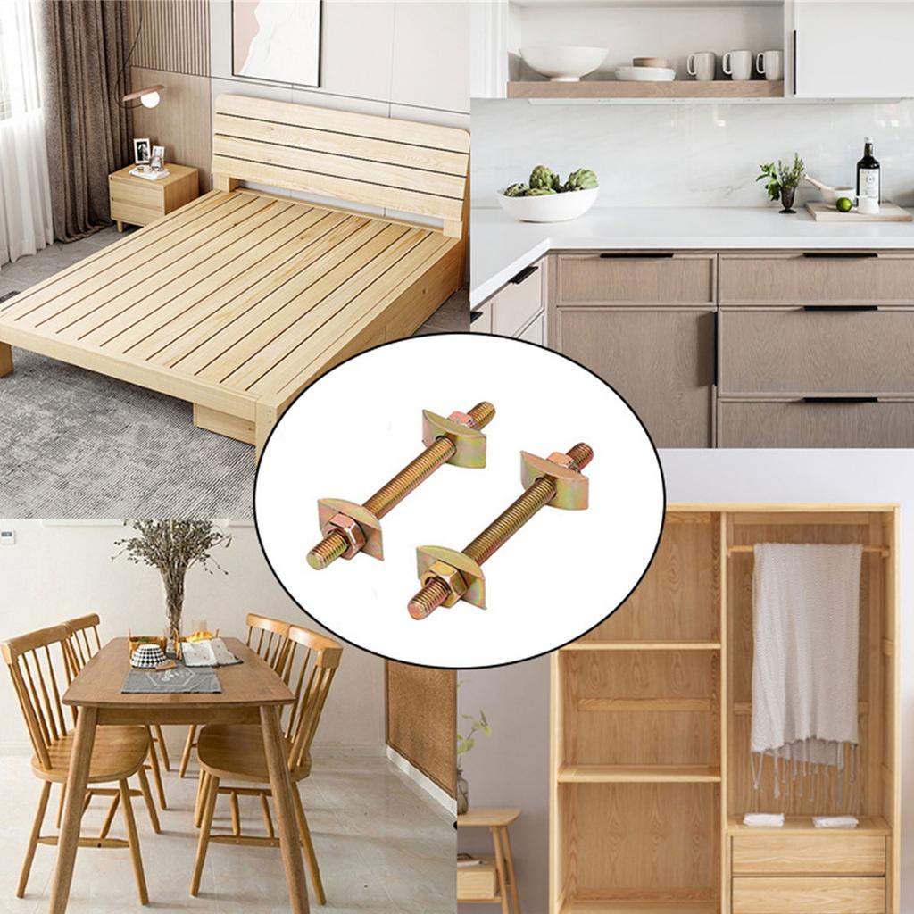 10 Set Countertop Fasteners Countertop Flip Connectors Rust Resistant Connectors for Furniture & Bed Frame Connections