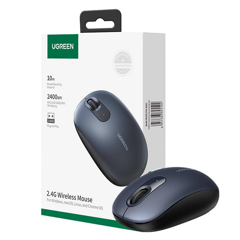 Ugreen 90550 2.4G Wireless Mouse (Blue)