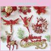 Tree Christmas Creative Snowflake Star Shaped Pendant Holiday Decoration Props