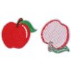 20 Pieces Polyester Red Apple Patches Apple Shape Cute Fruit Sew on/Iron On Patches  Women