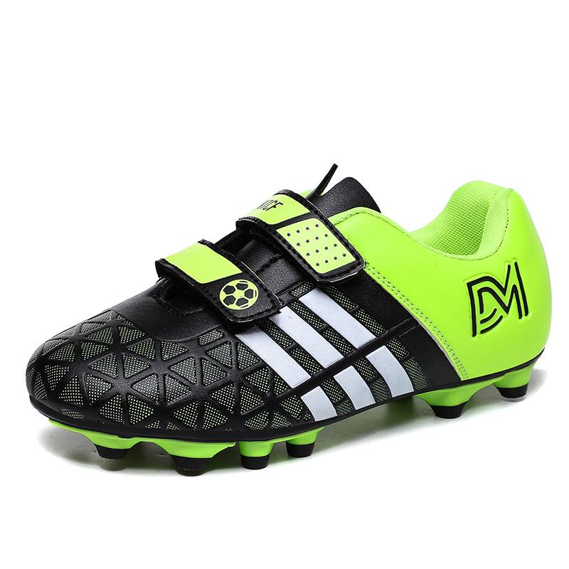 Прямая продажа с фабрики Футбольные бутсы для мальчиков и девочек Шипы Рваные бутсы Студенческие игровые тренировочные бутсы Шипы Кроссовки