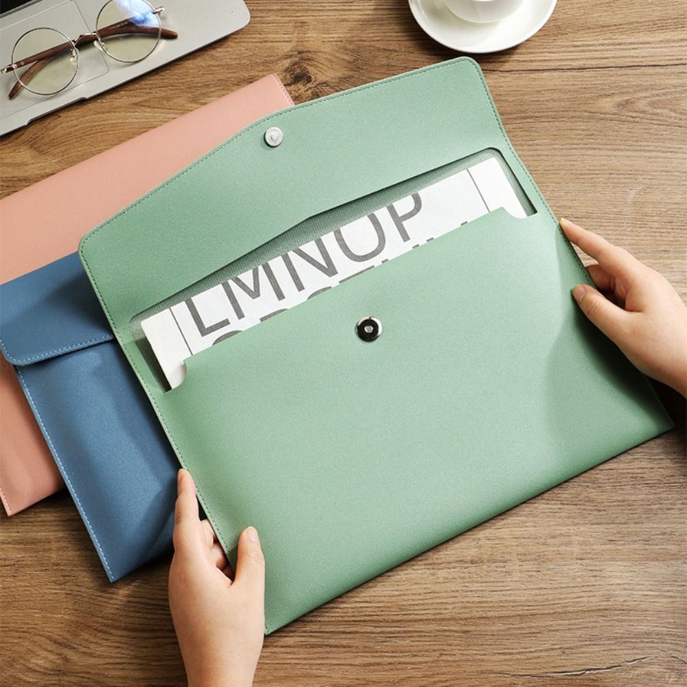 Большая вместительная папка для документов, сумка для деловых документов, прочная кожаная сумка для документов формата А4, офисная