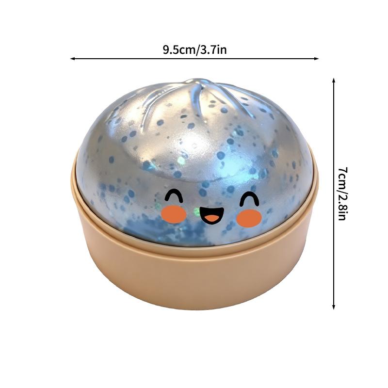 Antistress Dumpling Squishy Ornament Slow Rebound Squishy Pinch Squishy Desk Ornament Antistress Fidget Toy Dumpling Squishy