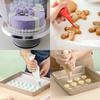 Одноразовый кондитерский мешок с насадкой для конфет, рукав, DIY мешок для выдавливания крема, протекающий мешок, инструмент для крема для торта, принадлежности для выпечки (Насадка для кондитерского мешка и кондитерский мешок)