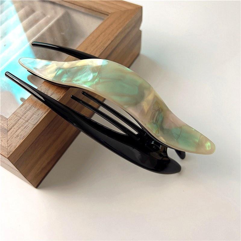 Acetate Material Hair Clip For Women Trendy Duckbill Clip For Various Hairstyles