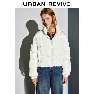 Женская короткая стеганая куртка с воротником-стойкой UR UYY150089