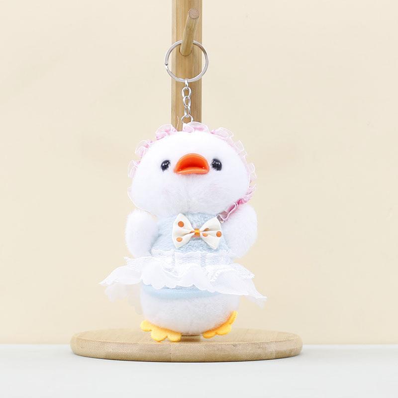 Plush Duck Small Keychain Charm Pp Cotton Filling Children Toys Gift Doll Bags