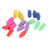 200Pcs Pencil Top Eraser Pencil Eraser Topper Wedge Design Stationery for Office Kids