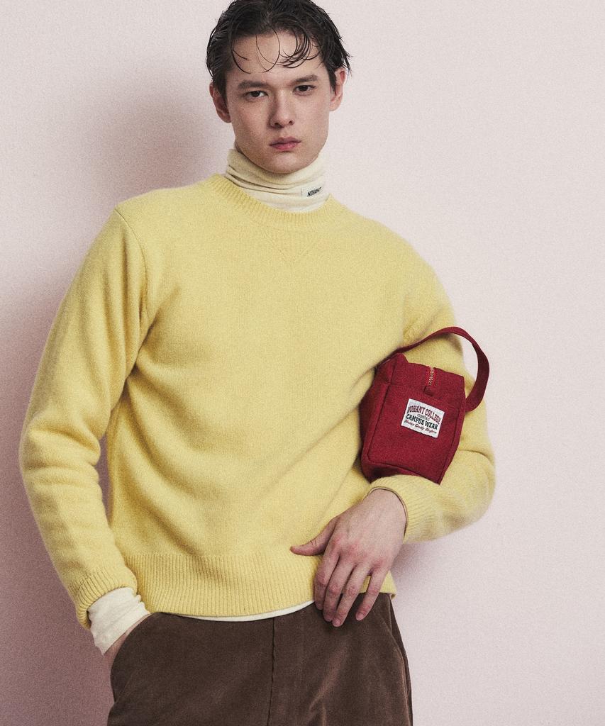 NOHANT Essential Cashmere Knit Sweater Lime