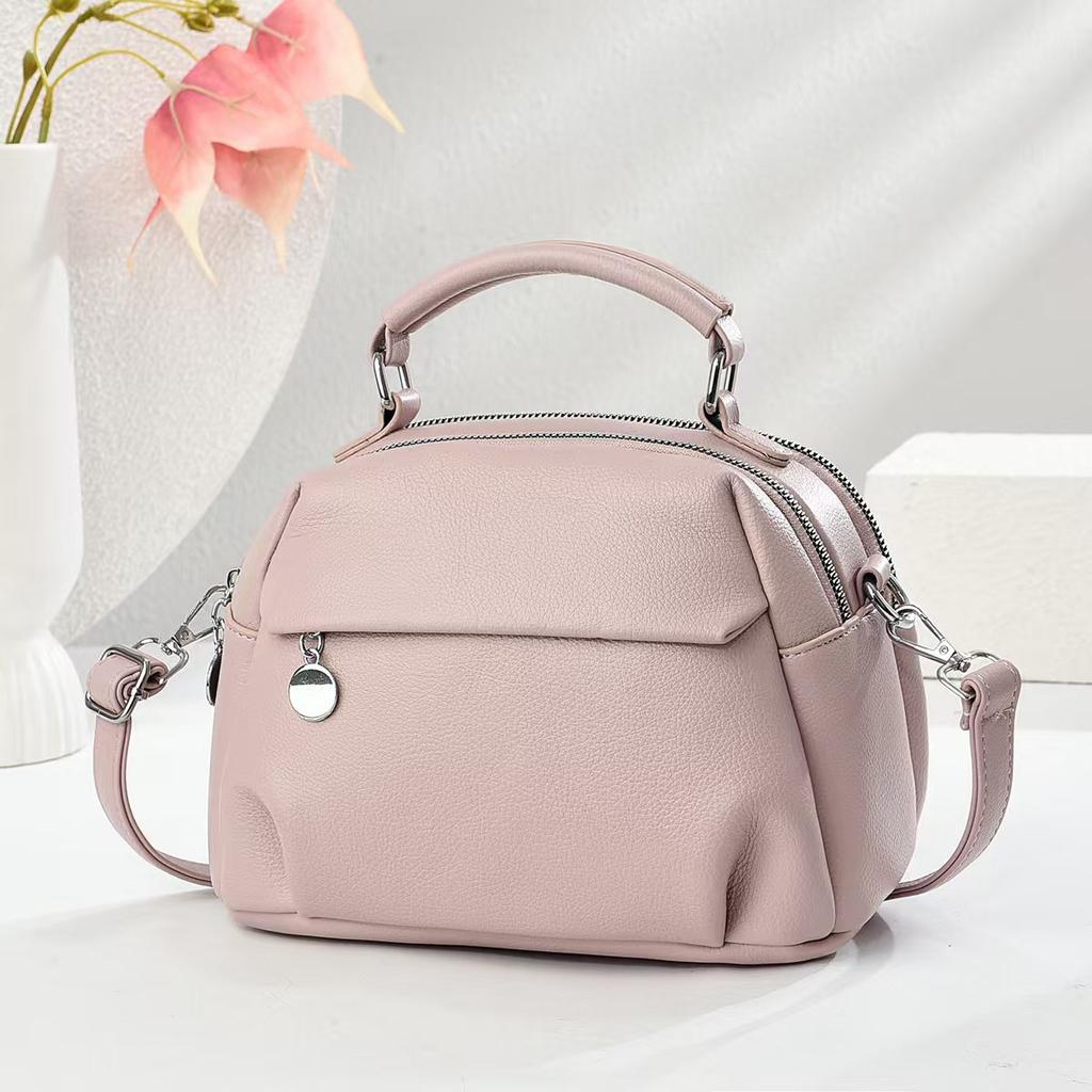 Новая высококачественная простая сумка с отделкой Macaron, многослойная сумка через плечо, трендовая женская сумка через плечо