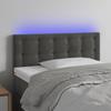VidaXL LED Headboard Bedroom Furniture Single Bed Accessory Headboard Bed Frame Interior Dark Grey 3122089