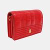 [Pre-Owned] Red Sheepskin Card Holder - Excellent #FVKLMG